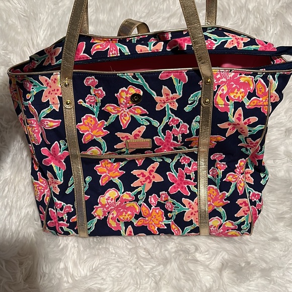 Lilly Pulitzer colorful tote bag - Picture 2 of 13